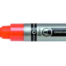 Lyra Mark All Rotulador Permanente - Multisuperficie - Punta Redonda - 2mm - Color Naranja Neon