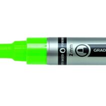 Lyra Mark All Rotulador Permanente - Multisuperficie - Punta Redonda - 2mm - Color Verde Neon