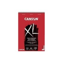 Canson XL Oleo & Acrilico Album Espiral de 30 Hojas A3 - 290g - Grano Fino - Color Blanco