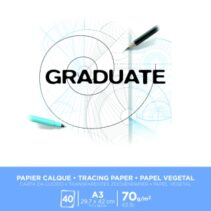 Canson Graduate Vegetal Bloc Encolado de 40 Hojas A3 - 75g - Color Blanco
