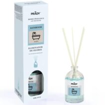 Prady Ambientador Mikado Neutralizador de Olores Para Baño - Frasco de Cristal 100 ml y Varitas Difusoras