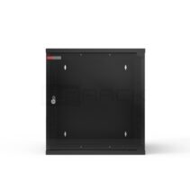 WP RWA-15604-B Armario Mural 15U - Puerta de Cristal - Cerradura de Seguridad - 540x450x720mm - Color Negro