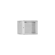WP RWB-12605-G Armario Mural 12U - Puerta de Cristal - Cerradura de Seguridad - 600x500x635mm - Color Gris