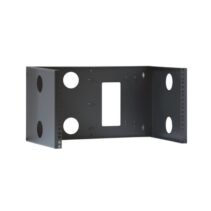 WP ROA-04603-Bu Bastidor Mural Abierto 4U - Estructura de Acero Resistente - 500x305x178mm - Color Negro
