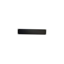 WP Tapa Delantera para Armario 2U - 490x15x100mm - Color Negro