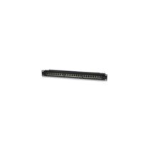 WP Patch Panel de 24 Puertos RJ45 CAT6 FTP - 1U IDC - Color Negro