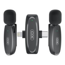 XO MKF10 Microfono Inalambrico de Solapa - Conector Tipo C y Lightning - Color Negro