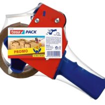 Tesa Pack de Precintadora + 1 Rollo de Precinto Marron 48mm x 50 Metros