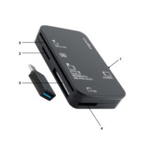 Coolbox Lector de Tarjetas USB-A - Compatible con SD
