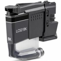Brother LC521 Negro Cartucho de Tinta Pigmentada Generico - Reemplaza LC521BK