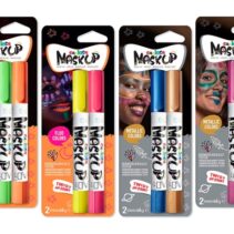Carioca Mask Up Metallic & Neon Pack de 12 Blisters con 2 Lapices cada Uno - Brillantes y Lavables - Base Agua - Se Pueden Mezclar - Colores Metalicos y Neon