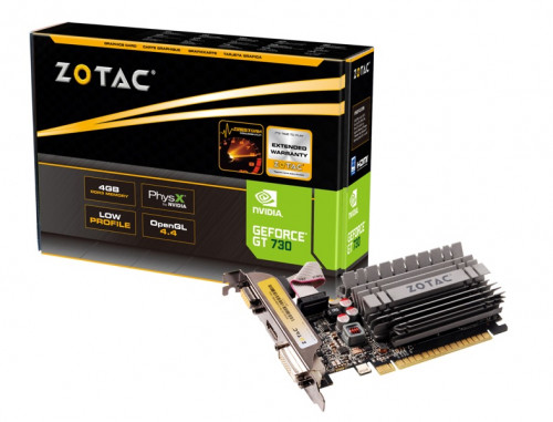 Zotac GeForce GT 730 Tarjeta Grafica 4GB GDDR3 HDMI