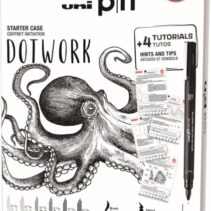 Uni-ball Uni Pin Dotwork Pack de 8 Rotuladores Calibrados 0.1