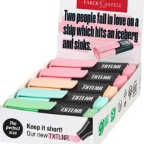 Faber-Castell TXTLNR Caja de 10 Marcadores Fluorescentes - Punta Biselada - Trazo entre 1