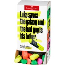 Faber-Castell TXTLNR Expositor con 60 Marcadores Fluorescentes - Punta Biselada - Trazo entre 1