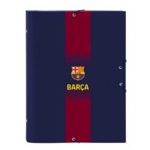 Safta F.C.Barcelona Carpeta Clasificadora - Tapas Duras Forradas - Cierre con Gomas Elasticas - Formato Folio - 26x33.5x4cm - Color Rojo y Azul