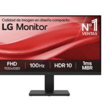 LG Monitor LED 21.5" FullHD 1080p HDR 100Hz - Respuesta 1ms - 16:9 - VGA