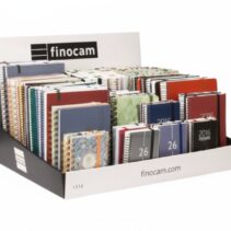 Finocam Expositor Grande con 100 Agendas de Espiral Surtidas - Anual 2026 - Color Surtidos
