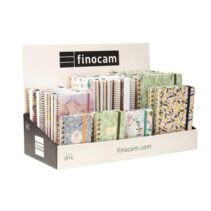 Finocam Trendy Expositor con 45 Agendas de Espiral Surtidas en Catalan - Anual 2026 - Color Surtidos