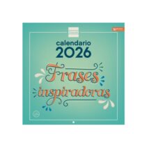 Finocam Calendario de Pared - Anual 2026 - Imagenes Variadas - 300x300mm - Espacio para Escribir - Tematica de Frases Inspiradoras