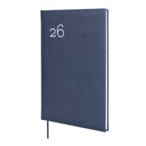 Finocam Dynamic Milano Agenda Profesional en Catalan - Anual 2026 - Tapa Dura Acolchada - Formato Y11 - 168x19x245mm - Semana Vista en Vertical - Color Azul