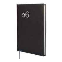 Finocam Dynamic Milano Agenda Profesional en Catalan - Anual 2026 - Tapa Dura Acolchada - Formato Y11 - 168x19x245mm - Semana Vista en Vertical - Color Negro