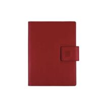 Finocam Duouno Agenda de Espiral - Bolsillo Interior - Anilla Portaboligrafo - Formato E10 - 155x212mm - 1 Dia por Pagina - Color Burdeos