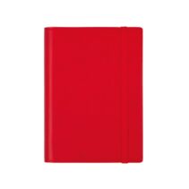 Finocam Duoband Agenda - Anual 2026 - Bloc de Notas - Formato E5 - 130x15x192mm - Semana Vista Horizontal - Color Rojo
