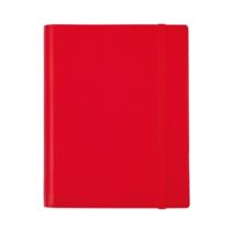 Finocam Duoband Agenda con Bloc de Notas en Catalan - Anual 2026 - Formato E10 - 176x28x226mm - 1 Dia por Pagina - Color Rojo