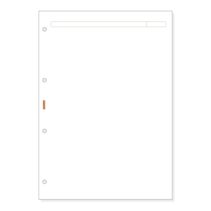 Finocam R4042 Recambio para Agendas Open - Formato A4 - 210x5x297mm - Color Blanco
