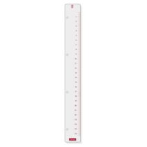 Finocam R4060 Regla para Agendas Open - Formato A4 - 50x297mm - Color Blanco