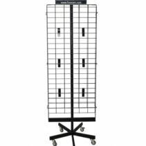 Finocam Expositor Vacio de Pie Metalico para Calendarios - 5 ruedas - Giratorio - Color Surtidos