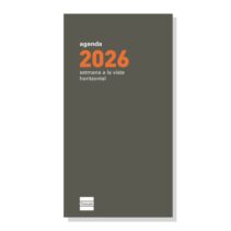 Finocam P499C Recambio para Agenda Plana en Catalan - Anual 2026 - Formato Pl4 - 81x5x150mm - Semana Vista Horizontal - Color Blanco