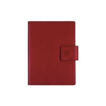 Finocam Duouno Agenda de Espiral - Bolsillo Interior - Anilla Portaboligrafo - Formato E10 - 155x212mm - Semana Vista Horizontal - Color Burdeos