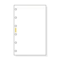 Finocam C242 Notas de Recambio para Agendas Classic - Liso - Formato 602 - 73x114x5mm - Color Blanco