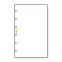 Finocam C342 Notas de Recambio para Agendas Classic - Liso - Formato 603 - 79x127x5mm - Color Blanco