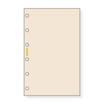Finocam C243 Notas de Recambio para Agendas Classic - Liso - Formato 602 - 73x114x5mm - Color Crema