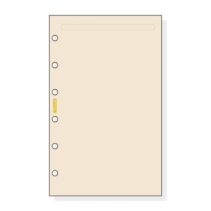 Finocam C343 Notas de Recambio para Agendas Classic - Liso - Formato 603 - 79x127x5mm - Color Crema