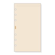 Finocam C943 Notas de Recambio para Agendas Classic - Liso - Formato 609 - 94x171x5mm - Color Crema