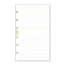 Finocam C341 Recambio para Agendas Classic - Lineas Guia - Formato 603 - 79x127x5mm - Color Blanco