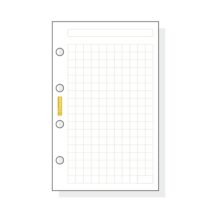 Finocam C140 Recambio para Agendas Classic - Cuadriculado - Formato 601 - 56x89x5mm - Color Blanco