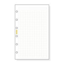 Finocam C340 Recambio para Agendas Classic - Cuadriculado - Formato 603 - 79x127x5mm - Color Blanco