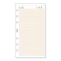 Finocam C952 Recambio Telefonico para Agendas Classic - Formato 609 - 94x171x5mm - Color Crema