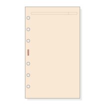 Finocam R443 Recambio para Agendas Open - Liso - Formato 400 - 91x5x152mm - Color Crema