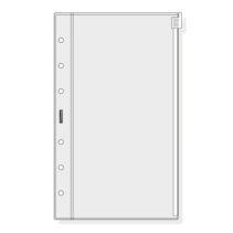Finocam R471 Funda para Agendas Open - Cierre de Cremallera - Formato 400 - 103x2x153mm - PVC - Color Gris Claro