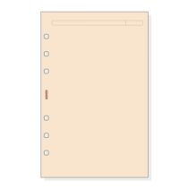 Finocam R543 Recambio para Agendas Open - Liso - Formato 500 - 117x5x181mm - Color Crema