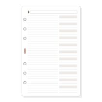 Finocam R554 Recambio Telefonico para Agendas Classic - Formato 500 - 117x5x181mm - Color Blanco