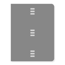 Finocam R569 Archivador para Agendas Open - Formato 500 - 156x52x207mm - Color Gris Oscuro