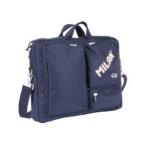 Milan 430 Since 1918 Maletin para Portatiles hasta 17" - Cierre de Cremallera - 3 Compartimentos - 42x34x9cm - Color Azul