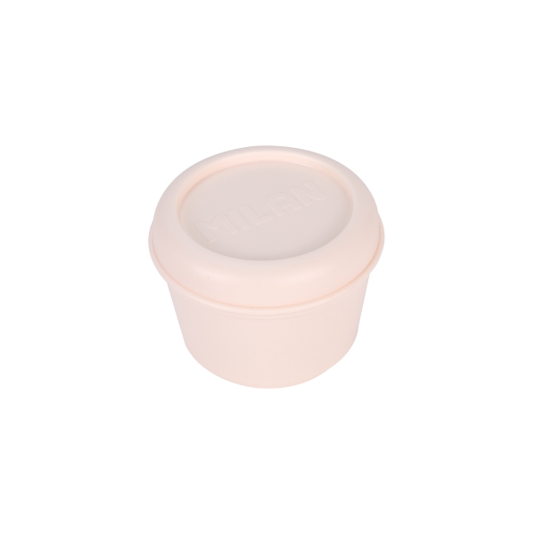 Milan 460 Since 1918 Fiambrera Hermetica Redonda de 0.25L - Libre de BPA - Tapa de Rosca - Apto para Microondas